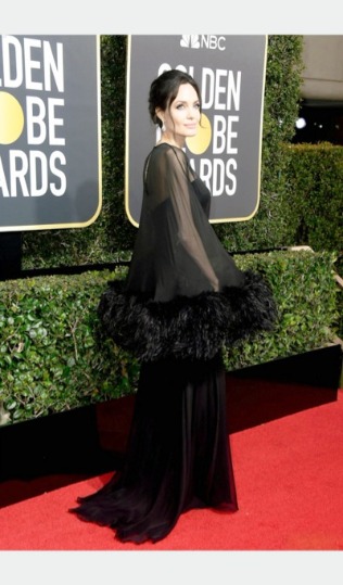 AS SEEN ON ANGELINA JOLIE at 75th Annual Golden Globe Awards in Beverly Hills